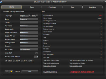 Update Steam bot 5.0 Update Steam bot 5.0