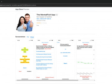 The MentalFixit App (App Store) The MentalFixit App (App Store)